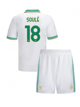 Billige AS Roma Matias Soule #18 Tredjedraktsett Barn 2025-26 Kortermet (+ Korte bukser)